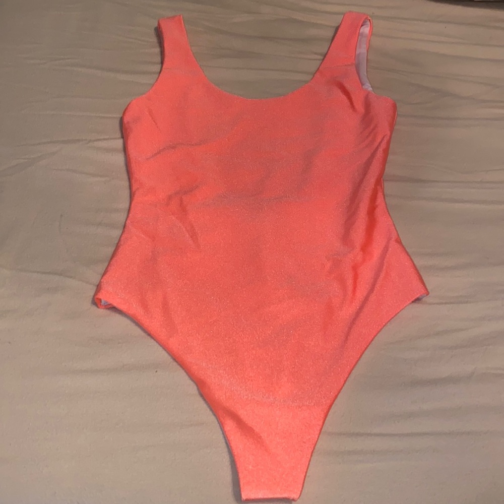 Orange bodysuit